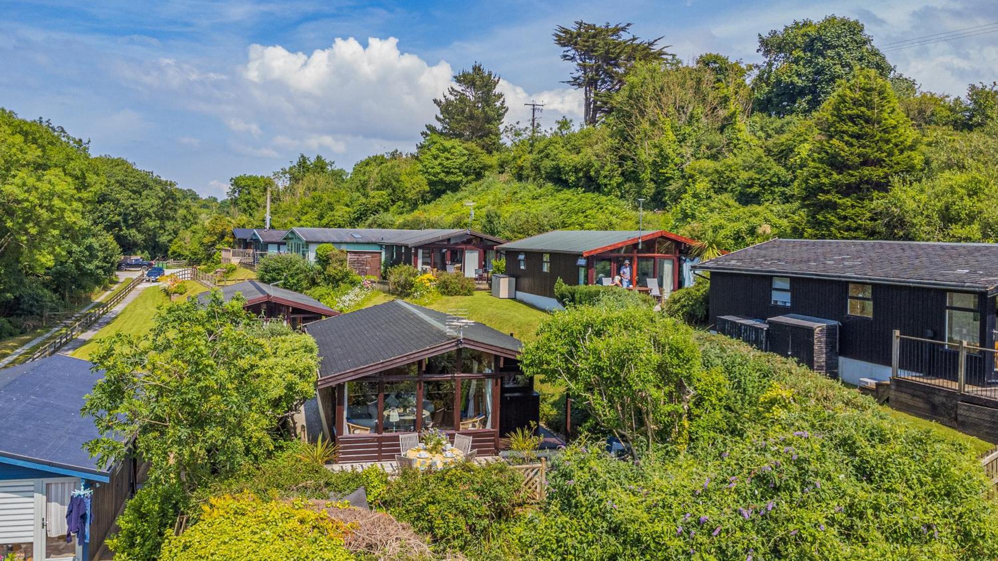 Scandinavian Style Lodge In Rock Wadebridge Bagian luar foto